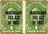 1937 Marijuana Tax Act Stamps - Metal Sign