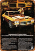 1972 Pontiac LeMans - Metal Sign