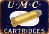 1910 Remington UMC Cartridges - Metal Sign