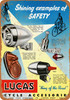 1956 Lucas Bicycle Accessories - Metal Sign