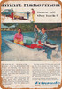 1957 Evinrude Boat Motors - Metal Sign