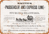 1882 Deadwood South Dakota Stagecoach - Metal Sign