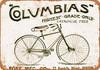 1896 Columbia Bicycles - Metal Sign