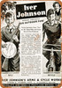 1938 Iver Johnson Guns and Bicycles - Metal Sign