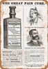 1897 Neuralgine Pain Cure - Metal Sign