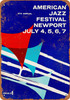1957 American Jazz Festival Newport - Metal Sign