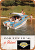 1961 Glastron Pleasure Boats - Metal Sign