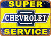 Super Chevrolet Service - Metal Sign