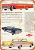 1958 Chevrolet Impala Bel Air Corvette - Metal Sign