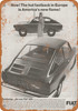1966 Fiat 850 - Metal Sign 1966 Fiat 850 - Metal Sign