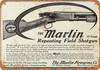 1910 Marlin Repeating Field Shotgun - Metal Sign