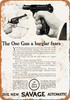 1910 Savage Automatic Pistols - Metal Sign
