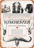 1910 Winchester Guns and Ammunition - Metal Sign