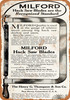 1910 Milford Hack Saw Blades - Metal Sign