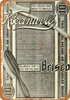 1910 Brisco-Kleanwell Brushes - Metal Sign