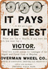 1891 Victor Bicycles - Metal Sign