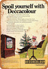 1968 Deccacolour Televisions - Metal Sign
