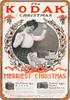 1905 Kodak for Christmas - Metal Sign