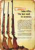 1973 Sako Model 72 Rifles - Metal Sign