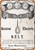1911 Boston Electric Sexual Enhancement Belt - Metal Sign