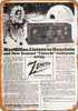 1924 Zenith Long-Distance Radios - Metal Sign