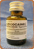 Cocaine Hydrochloride Topical Bottle - Metal Sign