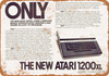 1983 Atari 1200XL Computer - Metal Sign