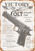 Colt M1911 Victory - Metal Sign