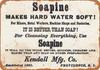 1881 Soapine Soap - Metal Sign