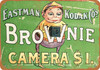 1904 Kodak Brownie Cameras - Metal Sign