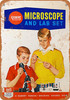 1960 Gilbert Microscope and Lab Set - Metal Sign