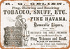 1864 Fine Havana Tobacco - Metal Sign