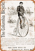 1879 Columbia Bicycles - Metal Sign