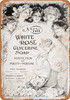 1902 White Rose Glycerin Soap - Metal Sign