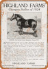 1924 Greensburg Champion Stallion - Metal Sign
