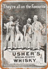 1908 Ushers Special Reserve Whisky - Metal Sign