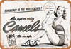 1947 Experience Camel Cigarettes - Metal Sign