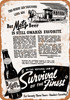 1940 Metz Beer - Metal Sign