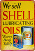 Shell Motor Oil - Metal Sign