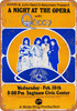 1976 Queen A Night at the Opera in Saginaw - Metal Sign