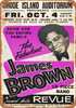 1963 James Brown in Providence - Metal Sign