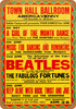 1963 The Beatles in Abergavenny - Metal Sign