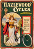 1907 Hazelwood Bicycles - Metal Sign