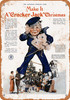 1918 Cracker Jack Christmas - Metal Sign