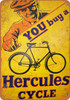 Hercules Bicycles - Metal Sign 3