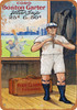 1912 Boston Garters for Men - Metal Sign