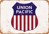 Union Pacific Railroad - Metal Sign