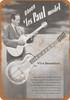 1952 Gibson Les Paul Introduction - Metal Sign