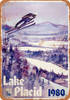 1980 Lake Placid Winter Olympics - Metal Sign