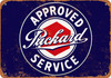 Approved Packard Service - Metal Sign